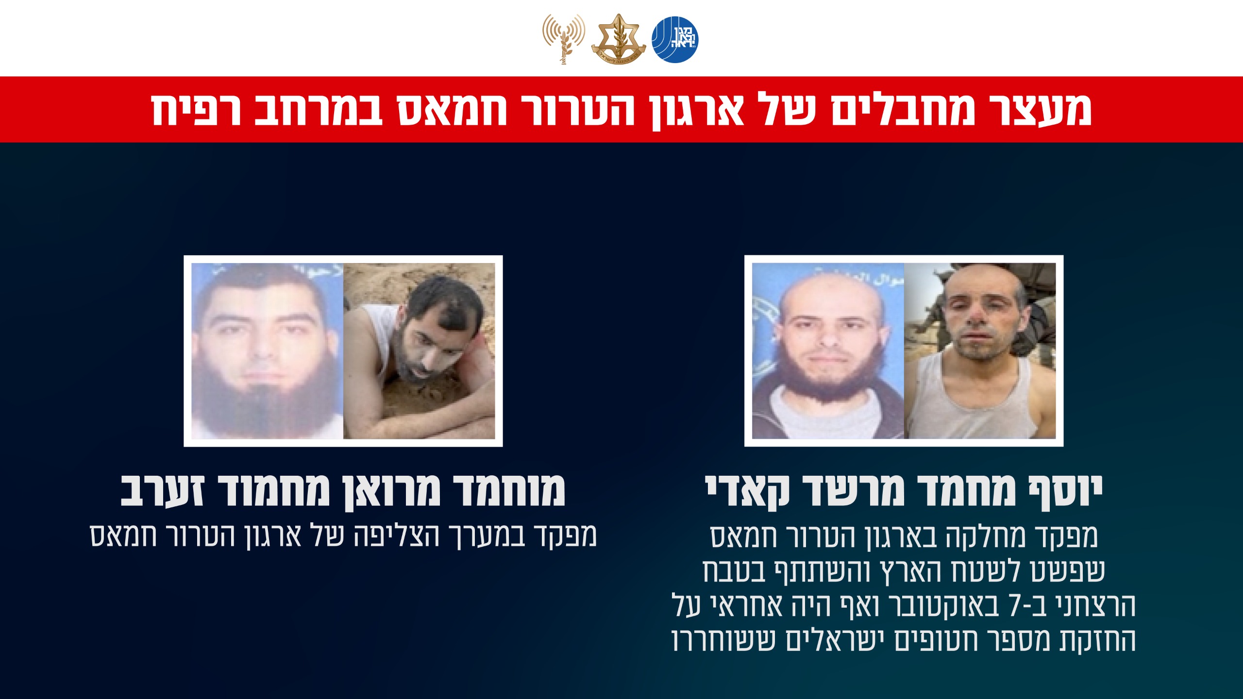 Пленённые террористы ХАМАСа 