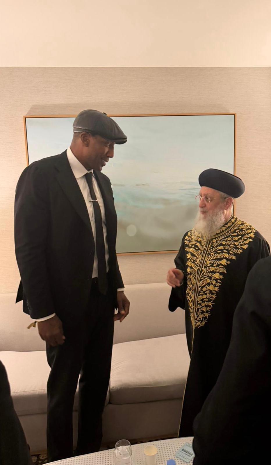 אמארה סטודמאייר נפגש עם הראשון לציון