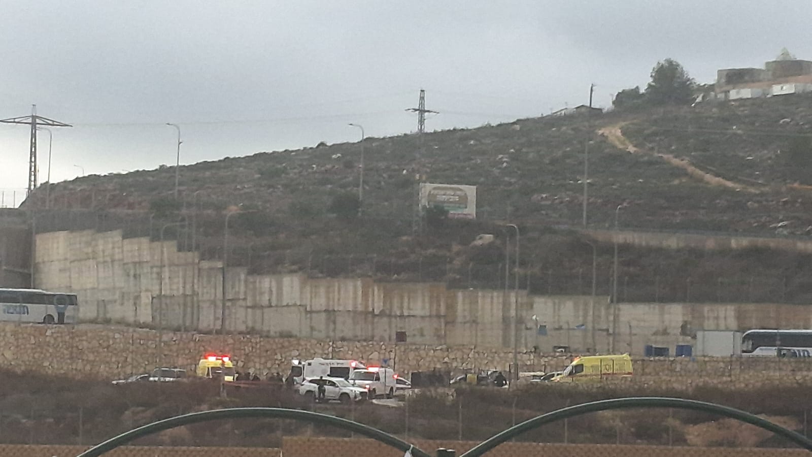 У перекрёстка Рахелим в Самарии 