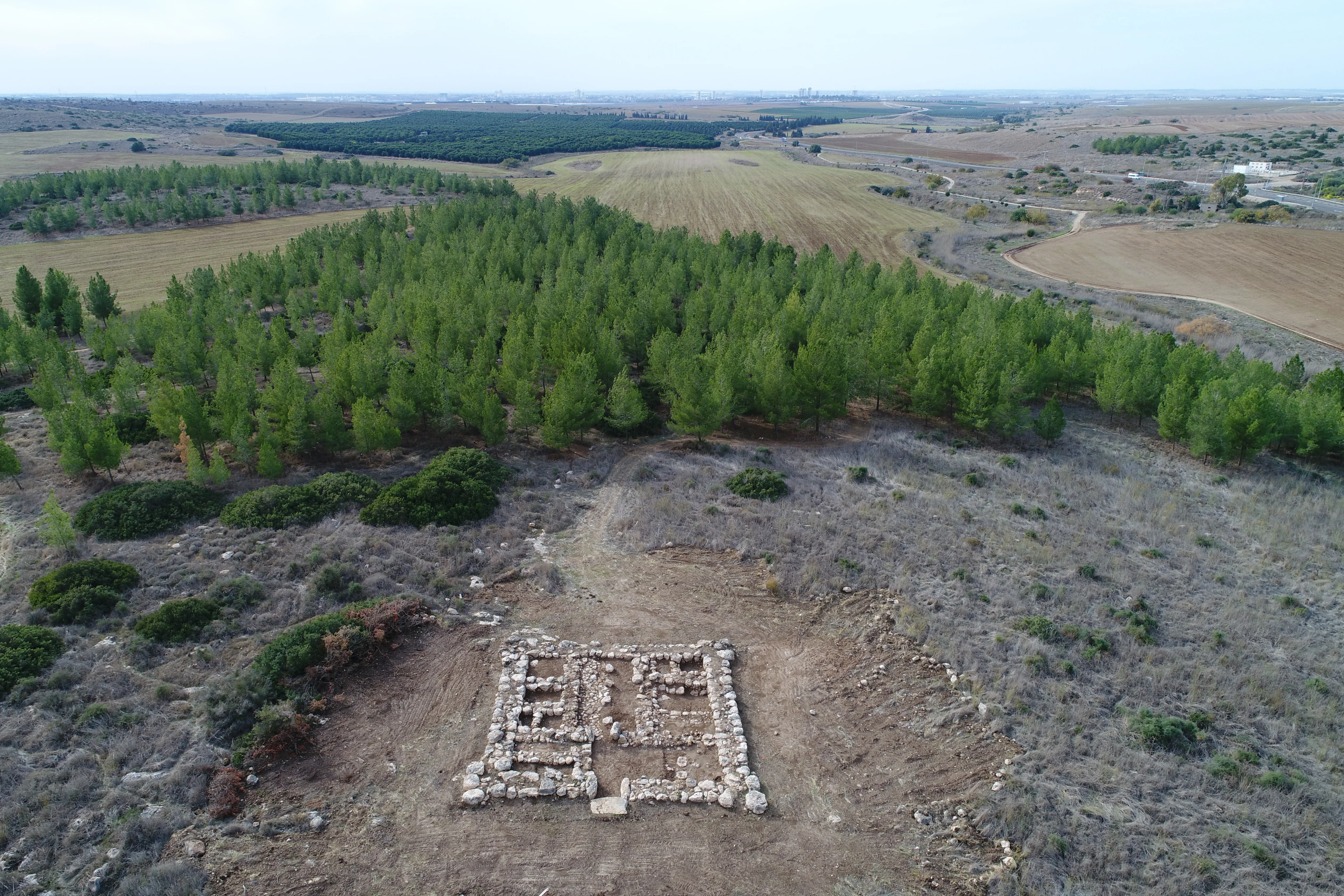 The fortress at the conclusion of the excavat