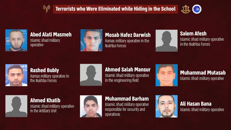 Terrorists eliminated in UNRWA school