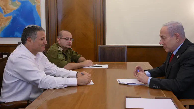 נתניהו עם ראש השב"כ דוד זיני