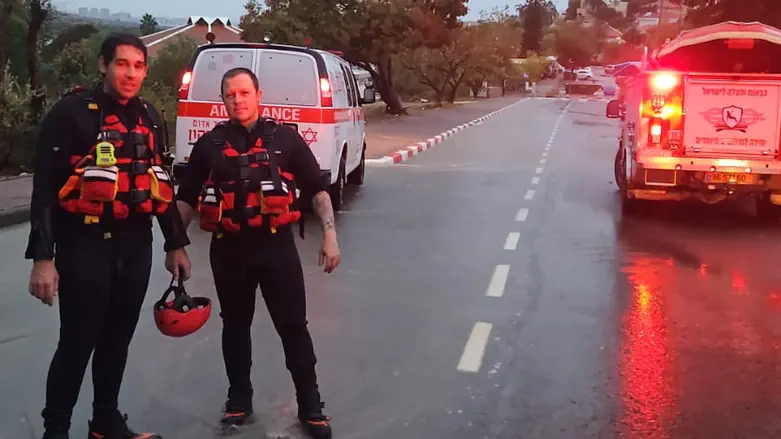 Спасатели в Элькане 