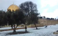 На Храмовой горе появился «снеговик ХАМАС»