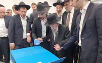 99-летний лидер харедим голосует на выборах в Израиле
