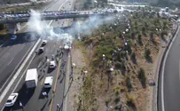 Протестующие прорвались на шоссе №1. Видео