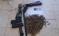 Кфар-Калиль: спецназ нашел оружие, патроны и военную форму