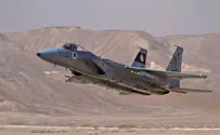 Во время маневров едва не разбился истребитель F15