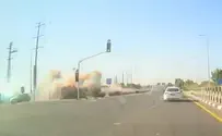 Шокирующее видео: ракета попала в автомобиль