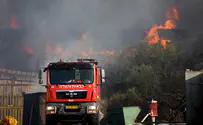 12 акров зарослей были охвачены бушующим огнем