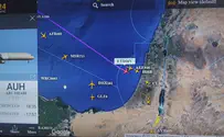 Самолет авиакомпании из ОАЭ пролетел над Израилем