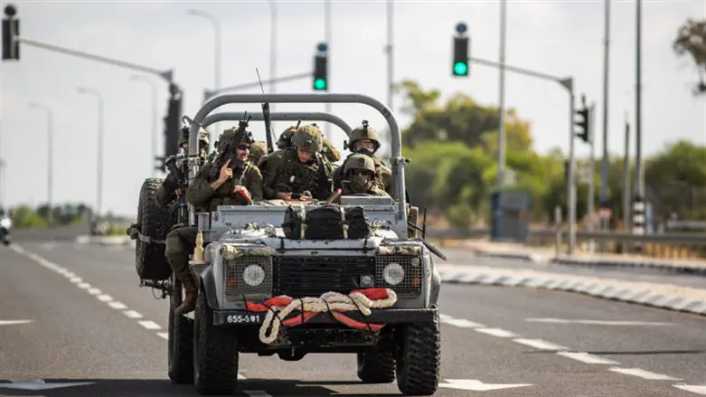 Солдаты ЦАХАЛа в приграничье с сектором Газы